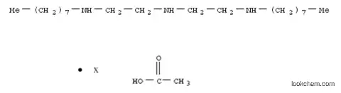 Molecular Structure of 93839-40-8 (1,2-Ethanediamine, N1-octyl-N2-[2-(octylamino)ethyl]-, acetate (1:?))